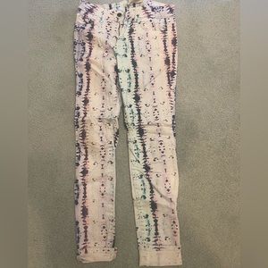 Joes Jeans with colorful pattern size 25